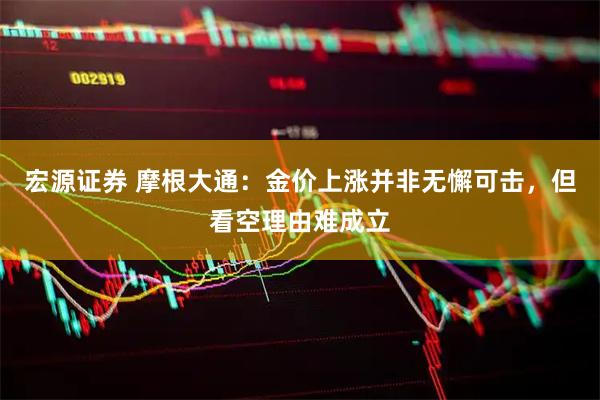宏源证券 摩根大通：金价上涨并非无懈可击，但看空理由难成立