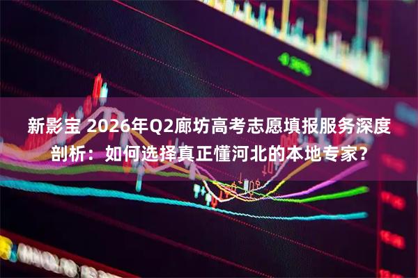 新影宝 2026年Q2廊坊高考志愿填报服务深度剖析：如何选择真正懂河北的本地专家？