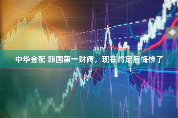 中华金配 韩国第一财阀，现在肯定后悔惨了