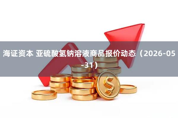 海证资本 亚硫酸氢钠溶液商品报价动态（2026-05-31）